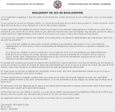 Règlement jeu en boulodrome http://www.petanque-fsp.ch/documents/reglement_boulodrome.htm